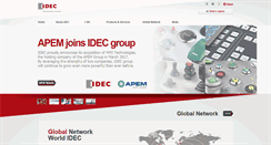 Desktop Screenshot of idec.com