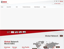 Tablet Screenshot of idec.com